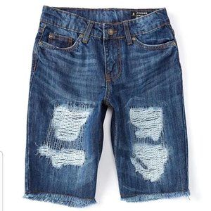 Boys  Distressed Slim Fit Shorts Size 8